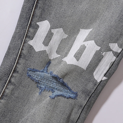 Ksubi Men Gothic Logo Slim Denim Jeans