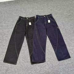 Mertra Jeans' washed and distressed straight jeans