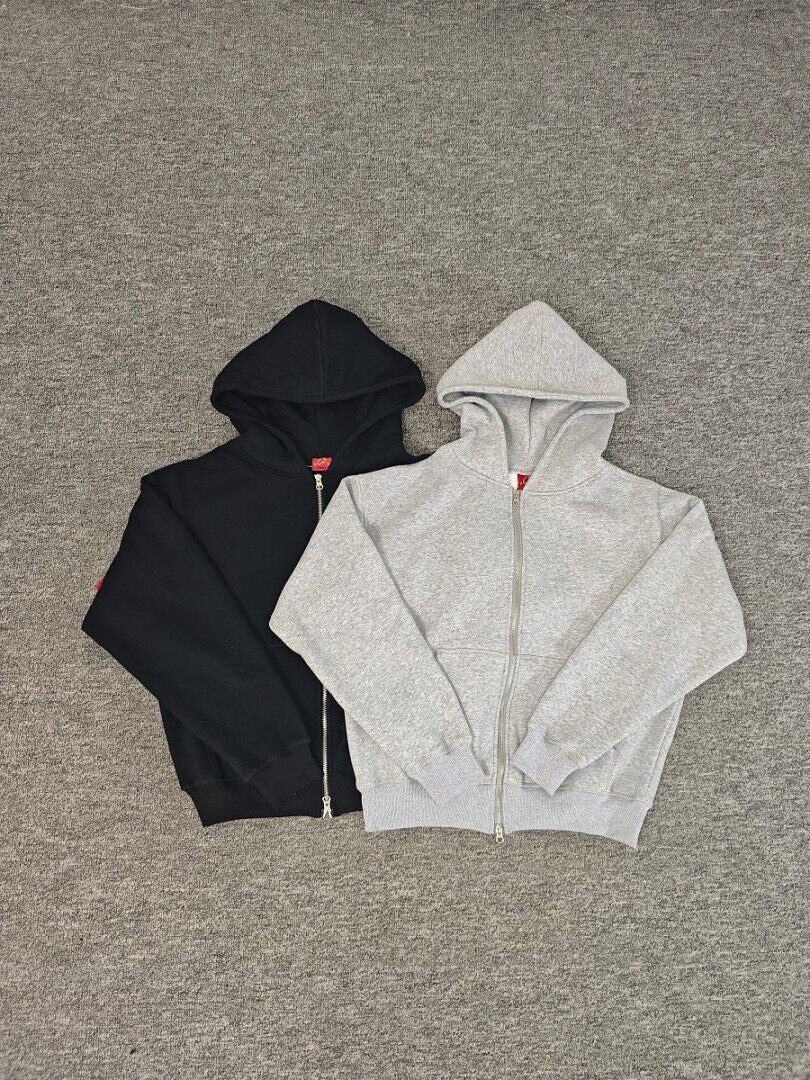Corteiz Patchwork Embroidered Loose Fleece Hooded Shirt