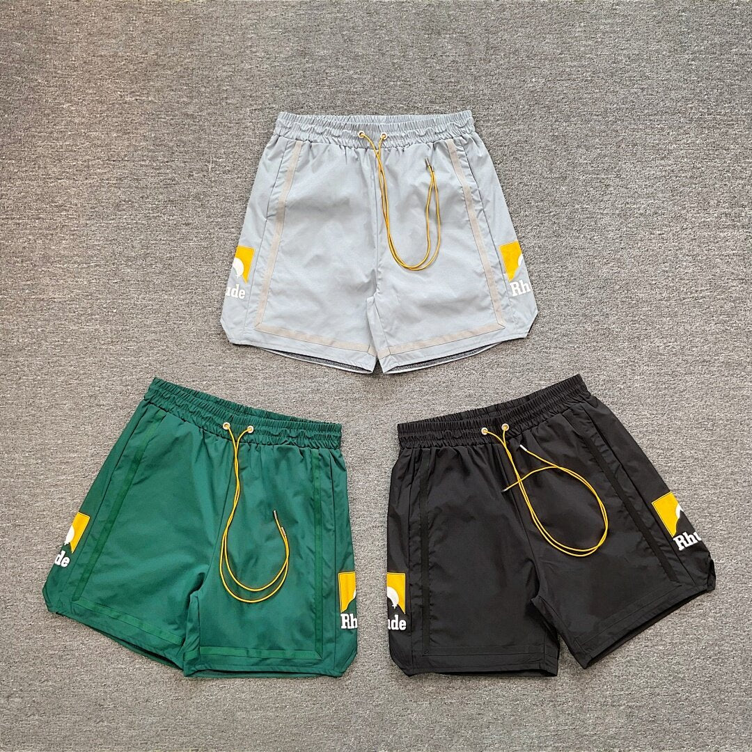 RHUDE Sunset Mountain Graphic Quick Dry Beach Shorts