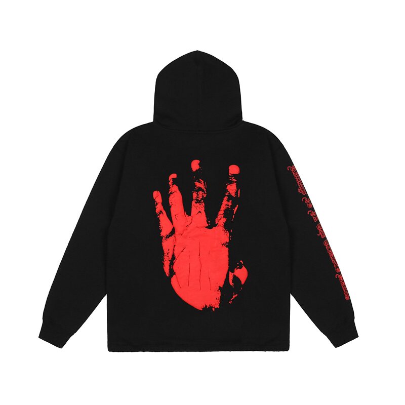 Revenge High Street Puff Print Fleece Hoodie