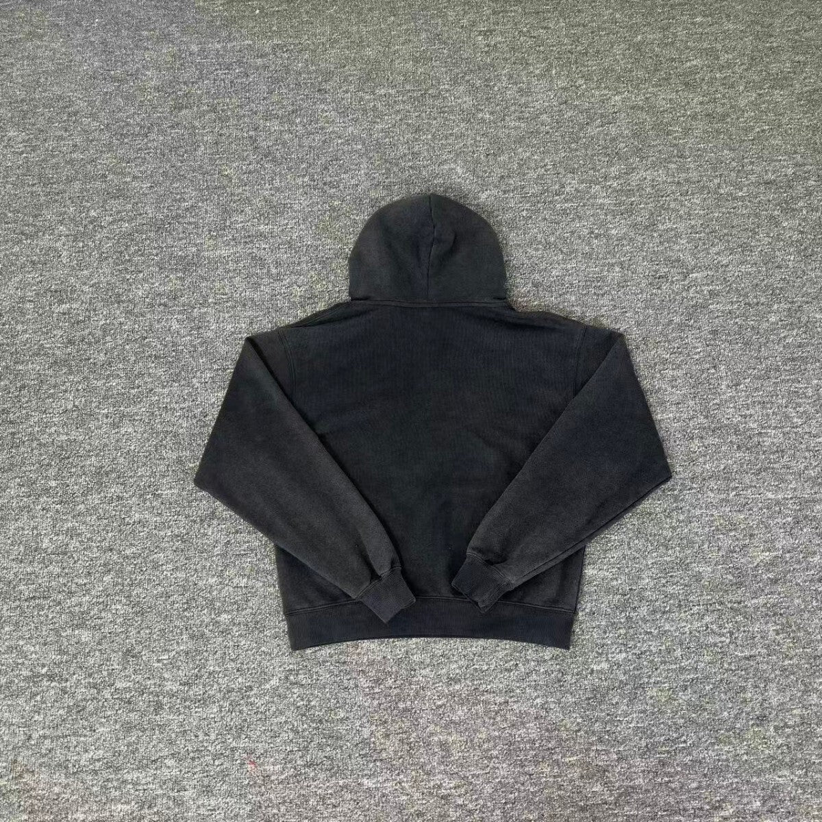 Broken Planet Washed Crop Puff Print Hoodie