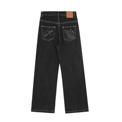 Broken Planet Retro Washed Loose Straight Jeans