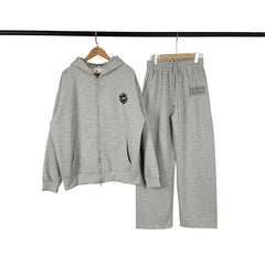 Broken Planet Fleece Puff Print Logo Tracksuit Set