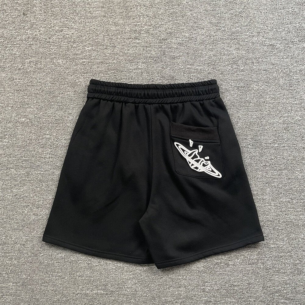 Broken Planet Puff Print Fleece Sweat Shorts