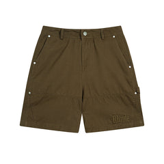 Rhude Hip-hop trend fashion wash denim cargo shorts