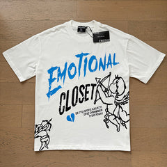 MIXED EMOTION Cupid Graphic Pure Cotton T-Shirt