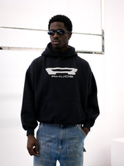 RHUDE Classic Big R Vintage Washed Boxy Hoodie