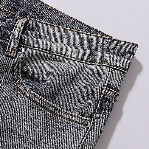 Ksubi Men Varsity Patch Slim Denim Jeans