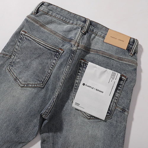 Purple Brand Men Slim Fit Textured Denim Jeans