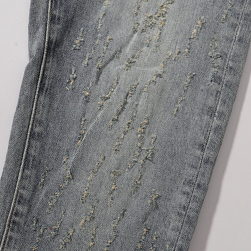 Purple Brand Men Slim Fit Textured Denim Jeans