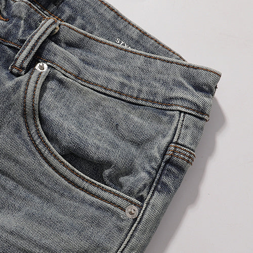 Purple Brand Men Slim Fit Textured Denim Jeans