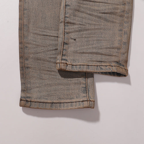 Purple Brand Men Mud Wash Ripped Denim Jeans