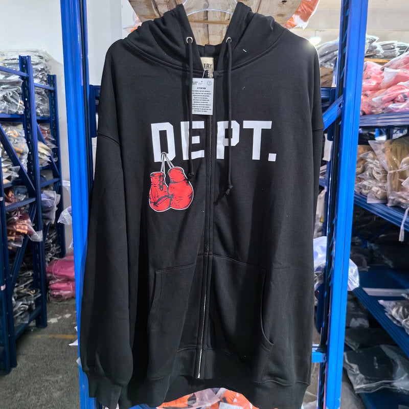 GALLERY DEPT HIP HOP  24FW Boxing Gloves Print Hoodie