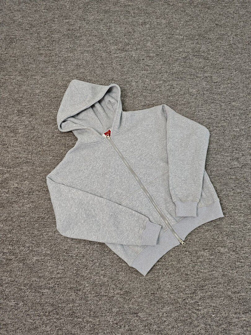 Corteiz Patchwork Embroidered Loose Fleece Hooded Shirt