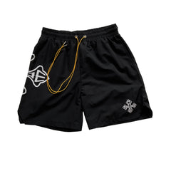 Rhude Hip-hop brand letter-print short