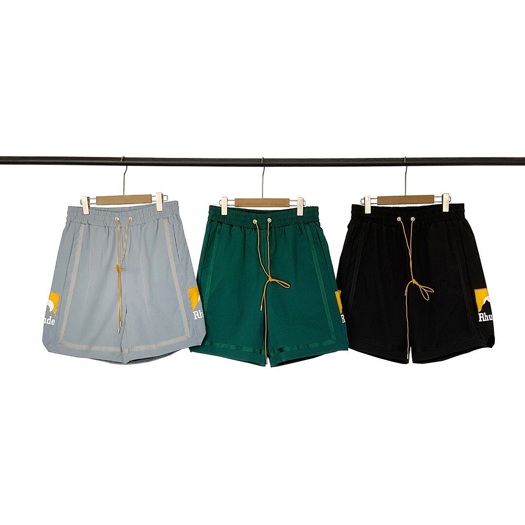 RHUDE Sunset Mountain Graphic Quick Dry Beach Shorts