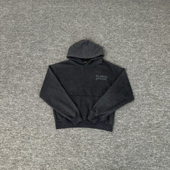 Broken Planet Washed Crop Puff Print Hoodie