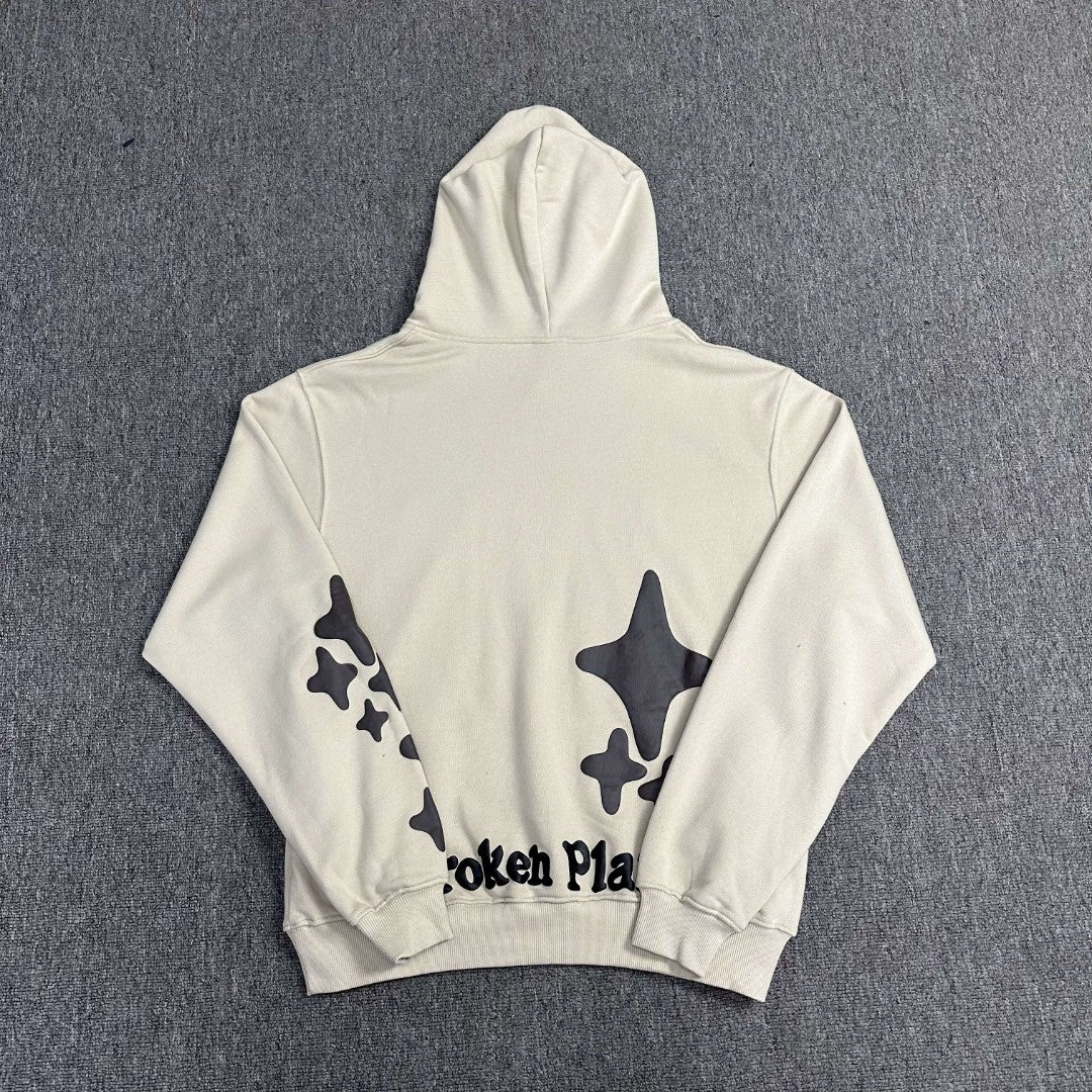 Broken Planet Graphic Puff Print French Terry Hoodie