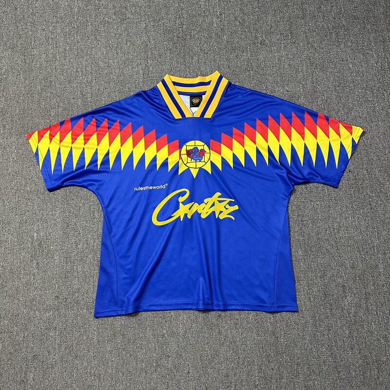 Corteiz Devil Island Club Club Color-Contrast T-Shirt