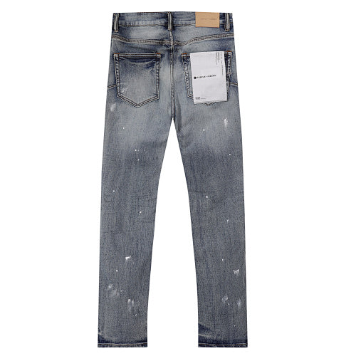 Purple Brand Men Slim Fit Ripped Denim Jeans