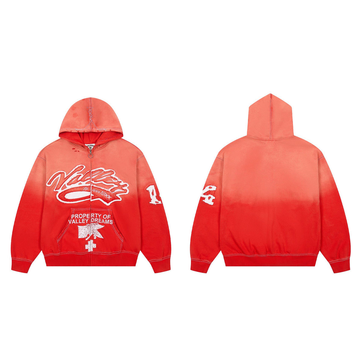 Vale Forever Red Script Racing Hoodie – Bold Trackwear