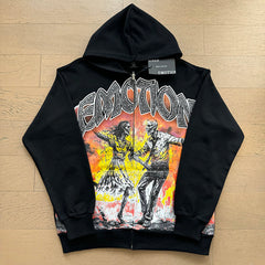 Mixed Emotion Street Hip Hop Beaded Sporty Casual Set