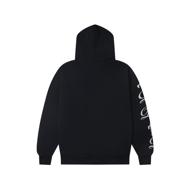 Trapstar Hip-Hop Printed Fleece Hooded Sweatshirt