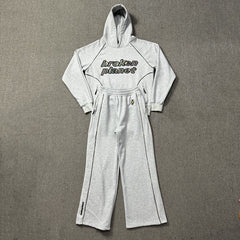 Broken Planet Camouflage Puff Print Fleece Sweatsuit