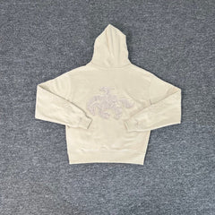 Derschutze Warhorse Applique Zip Up Fleece Hoodie