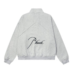 Rhude Half-zip oversized casual hoodie