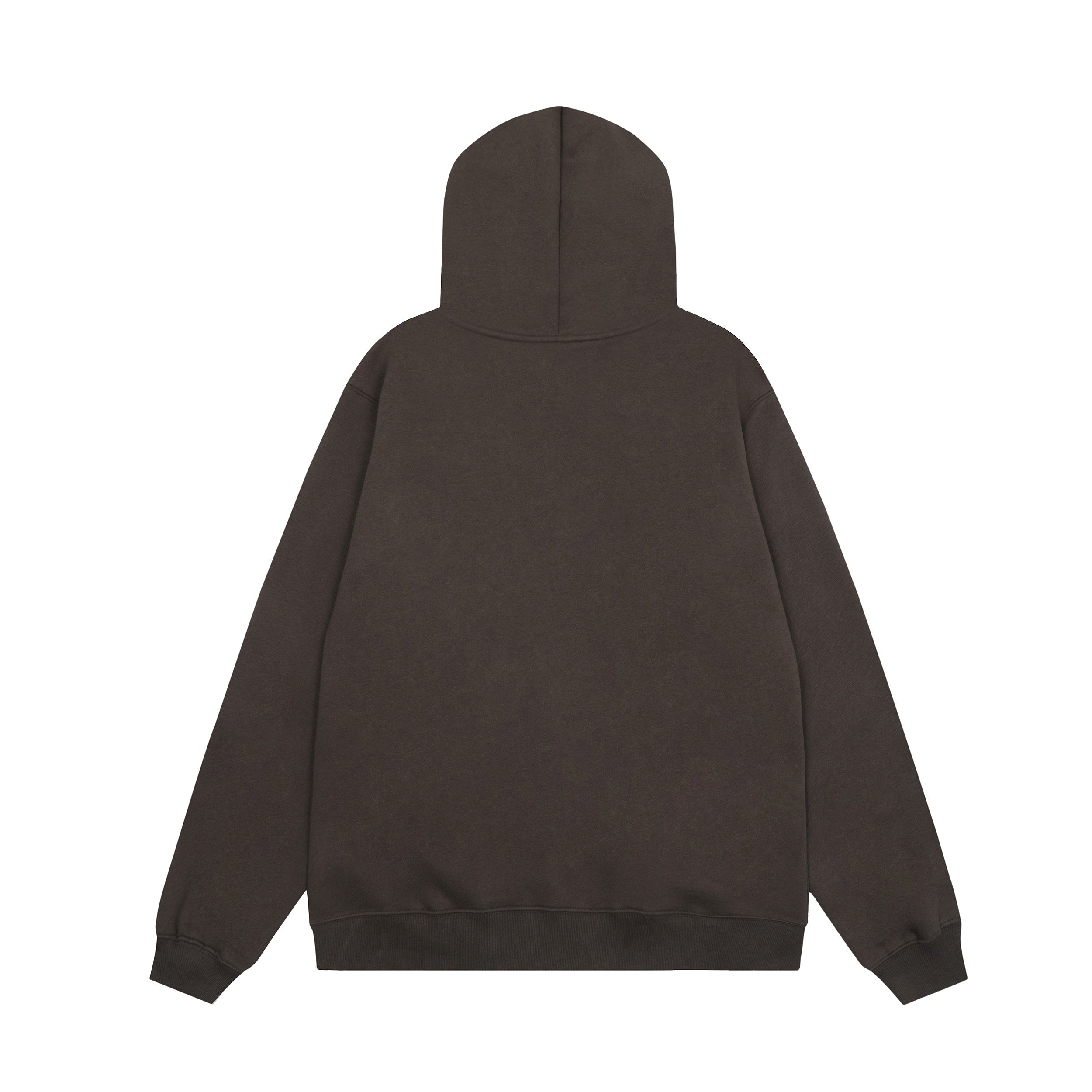Broken Planet Puff Print Fleece Zip Up Hoodie