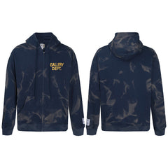 GALLERY DEPT Water Ripple Letterprint Loose Hooded Sweatshirt