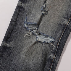 Purple Brand Men's Designer Blue Denim Jeans - Premium