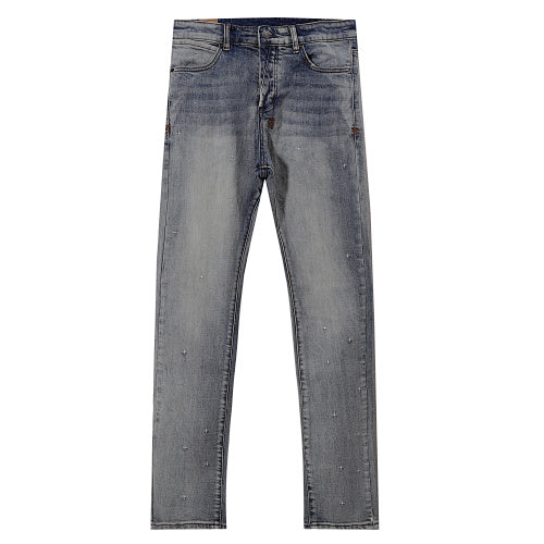 Ksubi Light Mud Wash Faded Slim Denim Jeans