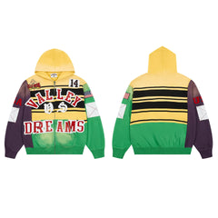 Vale Forever Racing Dreams Colorblock Hoodie – Retro Motorsport Style