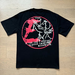 MIXED EMOTION Cupid Graphic Pure Cotton T-Shirt