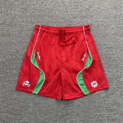 Broken Planet Embroidered Color Block Sports Shorts