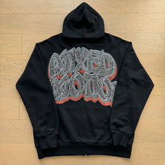 Mixed Emotion Street Hip Hop Beaded Sporty Casual Set