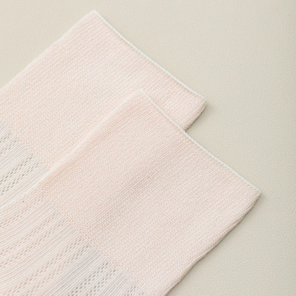 "Breezy Stretch" Ultra-Thin Mesh Quarter Socks