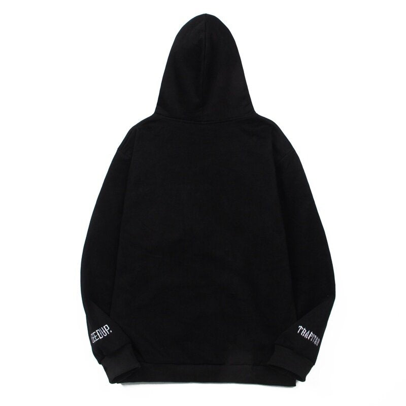 Trapstar Heavy Industry Embroidered Loose Fleece Hooded Shirt
