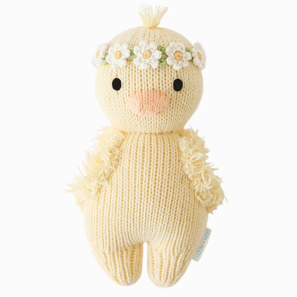 Cuddle + Kind Baby Duckling (Ivory Floral Crown)
