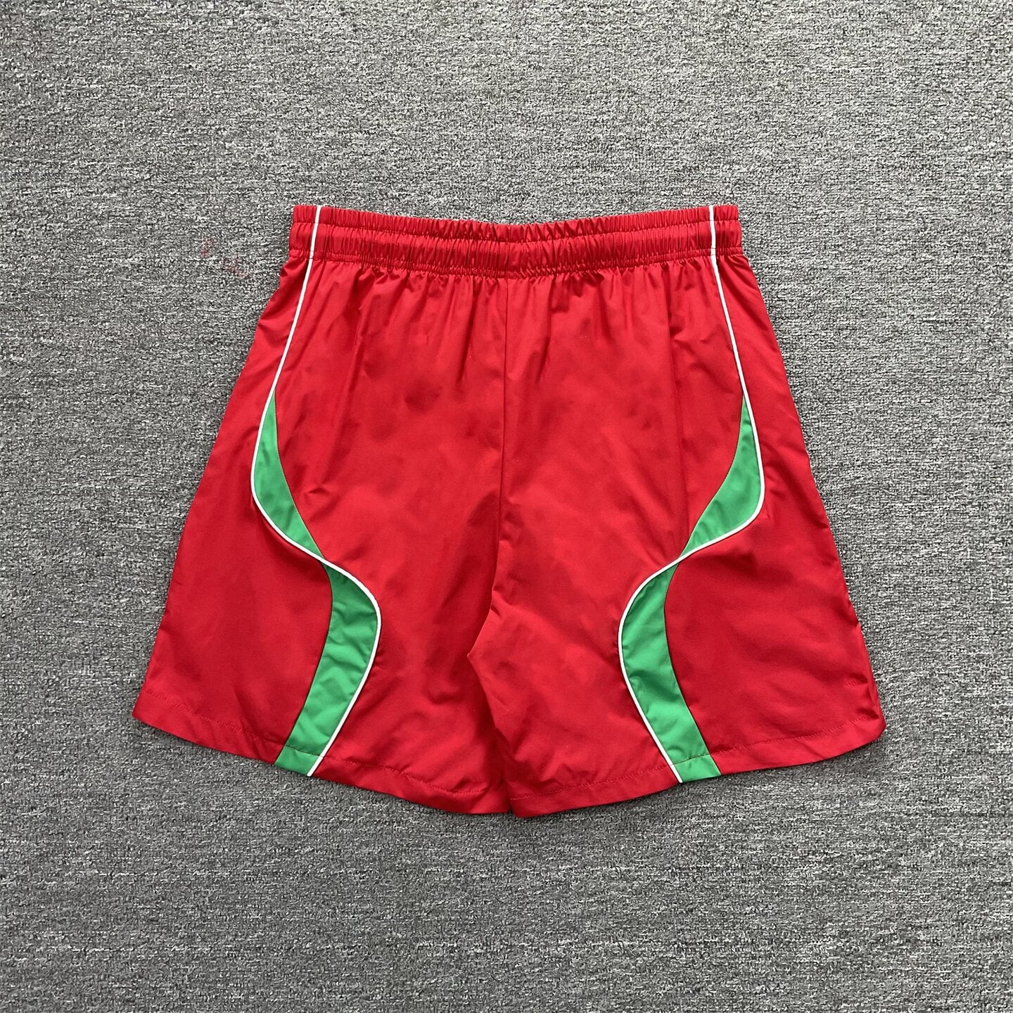 Broken Planet Embroidered Color Block Sports Shorts