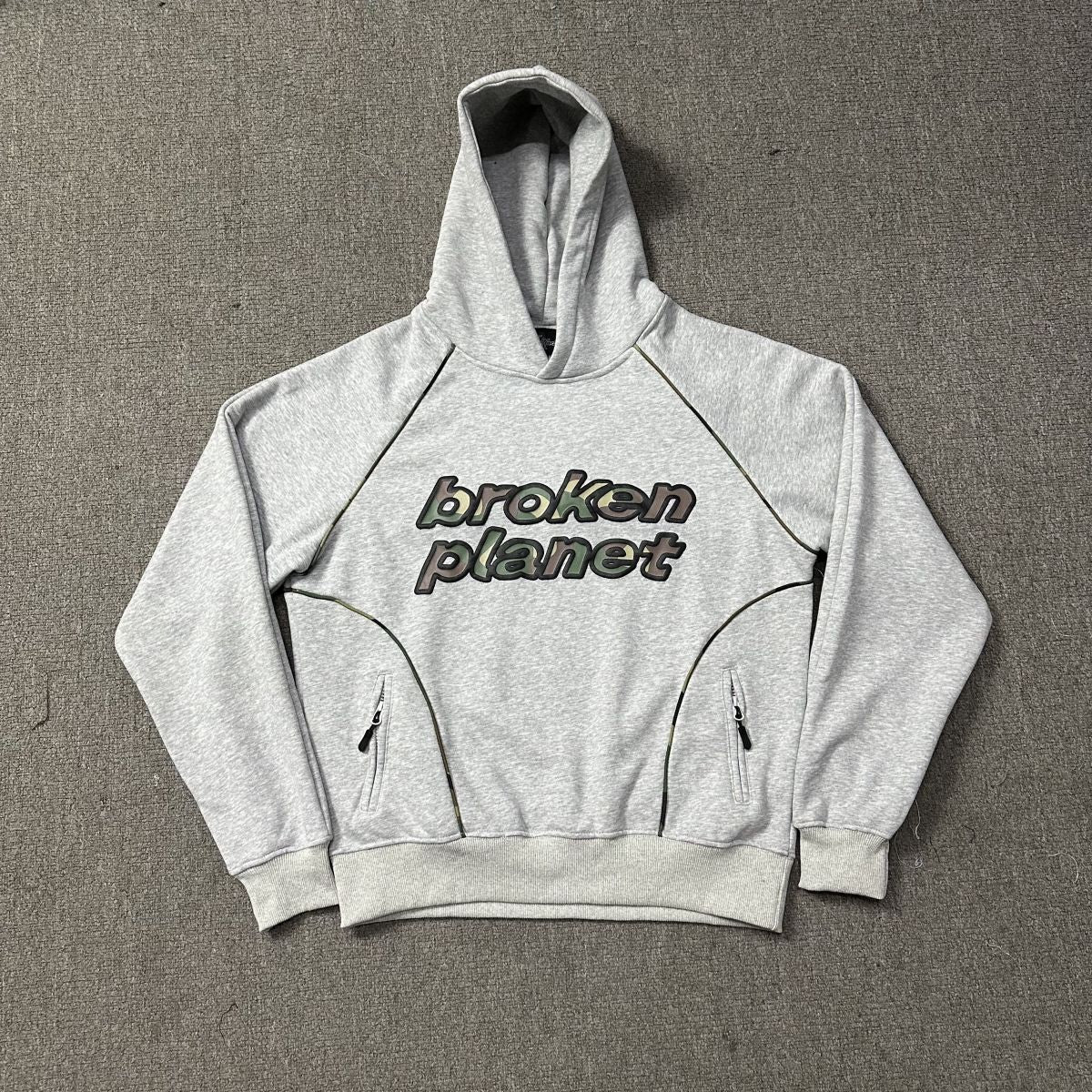 Broken Planet Camouflage Puff Print Fleece Sweatsuit