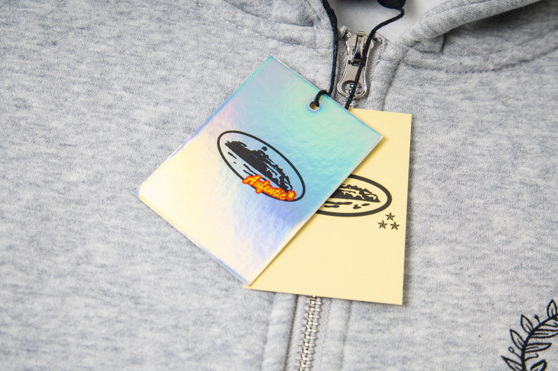 Corteiz fleece-lined sports sweatshirt set