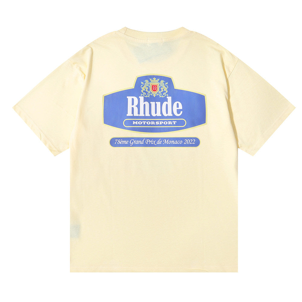 Rhude Motorsport 2022 Commemorative Print T-Shirt