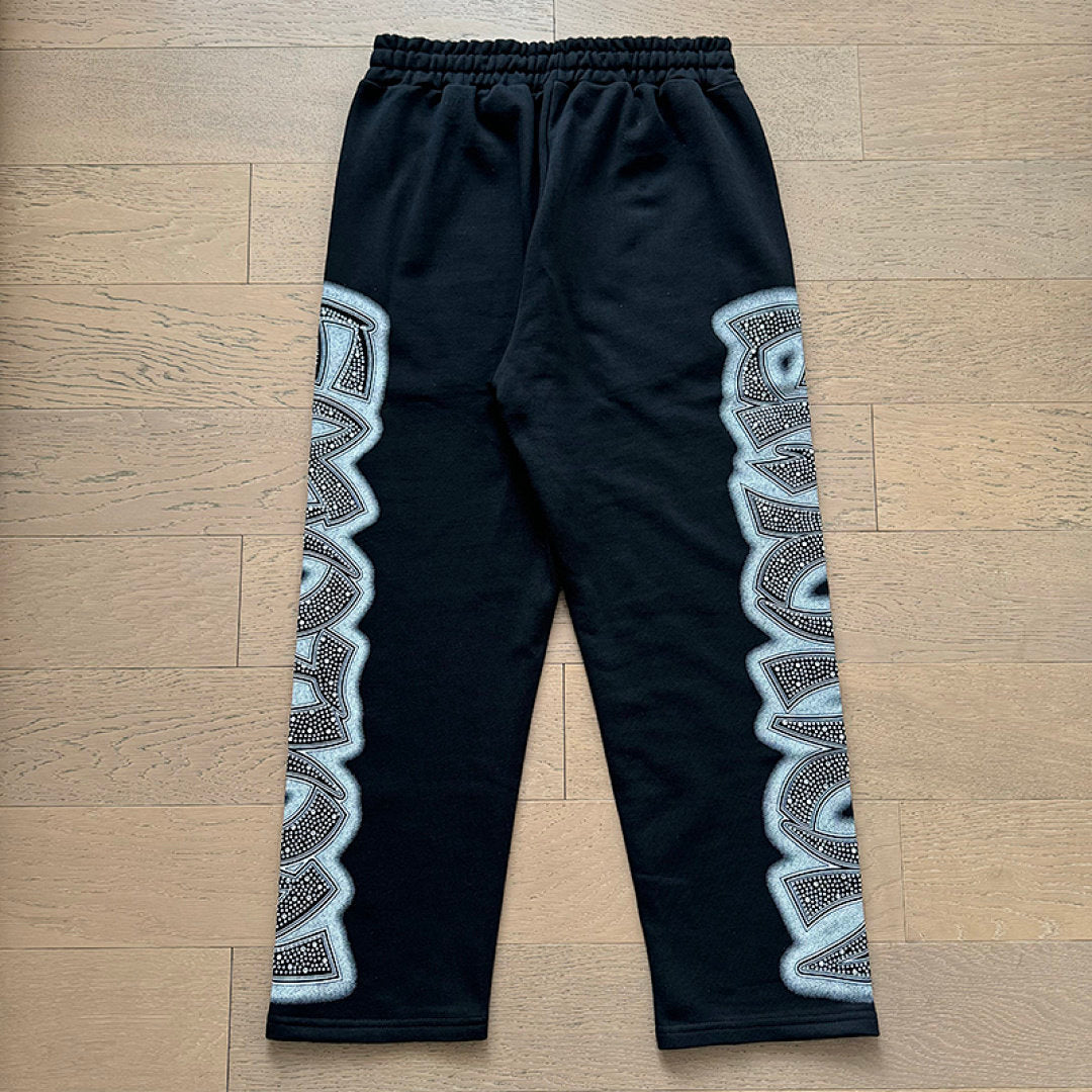 Mixed Emotion Street Hip Hop Beaded Sporty Casual Set