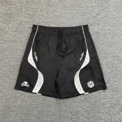 Broken Planet Embroidered Color Block Sports Shorts