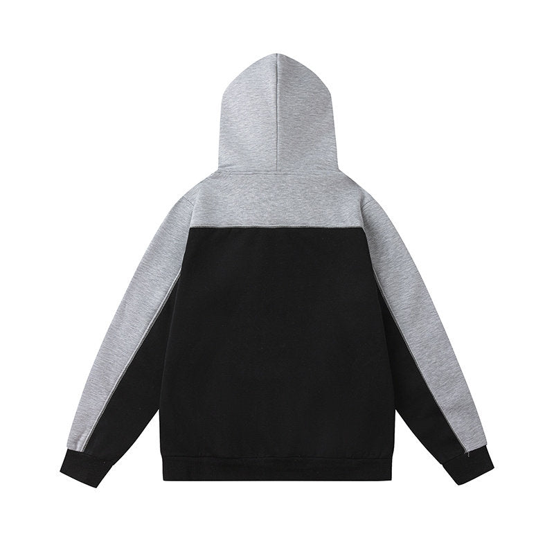 Trapstar Hip Hop Embroidery Color-Contrasting Fleece Sweater Set