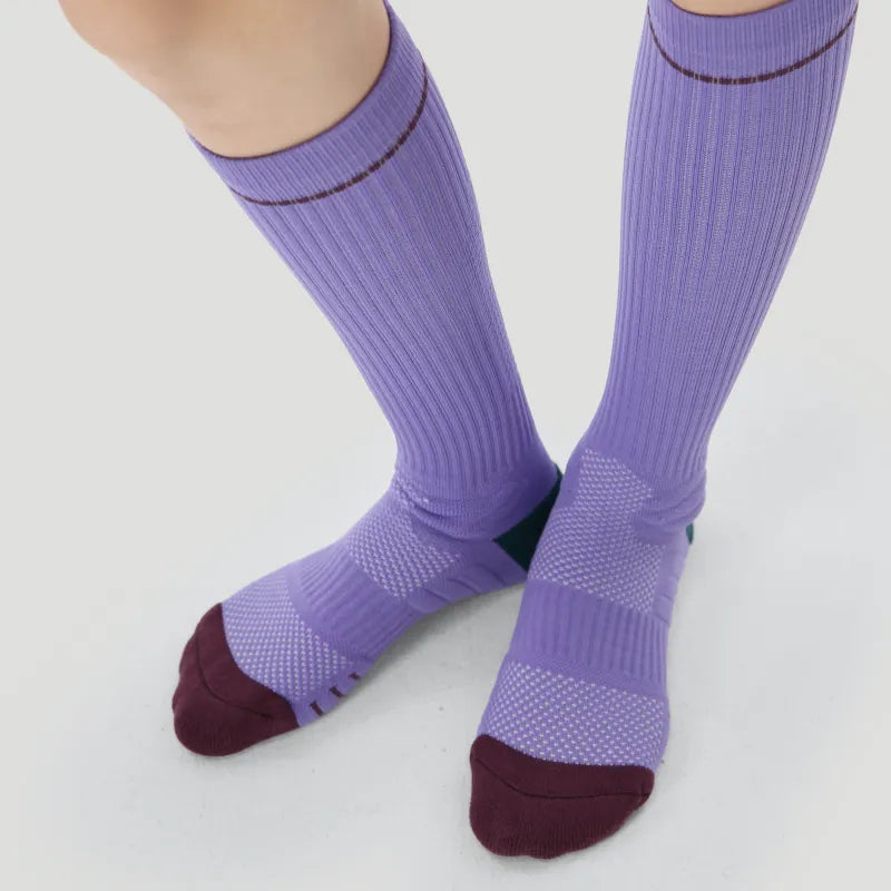 Micro-Compression Performance Knee-High - Purple